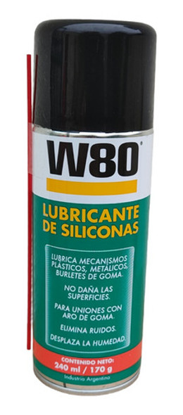 Lubricante De Silicona W80 Gomas Y Plasticos 0 Lubricante De Silicona W80 Gomas Y Plasticos 0