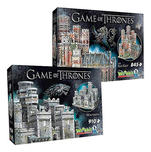 Wrebbit 3d Game Of Thrones Bundle Pack Incluye Rompecabezas 0