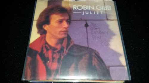 Robin Gibb Juliet Simple Vinilo Con Hoja De Radio Uk 1983 0