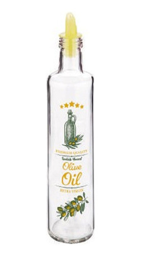 Aceitera De Vidrio Estampada 500cc 31cm  G P 0