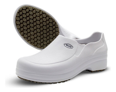 Sapato Antiderrapante Em E.v.a Branco 39 Soft Works 0
