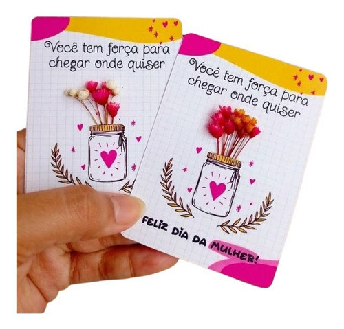 Tag Dia Das Mulheres Mini Flores 50 Unidades 0