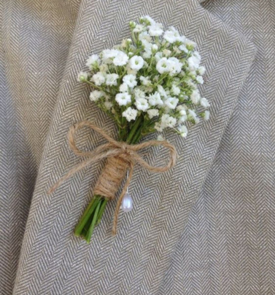 Boutoniere /novio /padrino /cortejo /caballero De Honor Boda 1