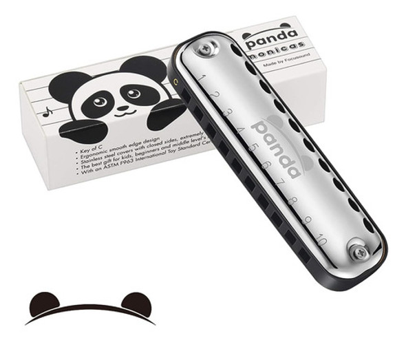 Focusound Panda Armónica Para Niños, Clave Diatónica De Do, 0