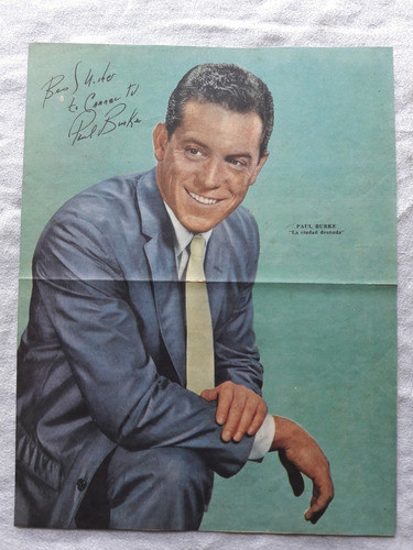 Poster De Revista Canal Tv - Paul Burke La Ciudad Desnuda 0