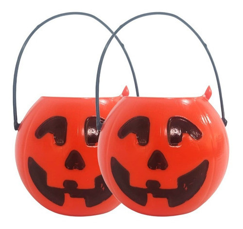 Calabaza Halloween Mini Stasio Naranja X 6 0