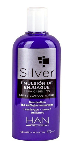 Han Emulsion De Enjuague Silver Matizador 375cc. 0