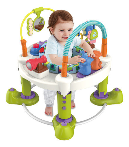 Cadeira Centro De Atividades Infantil Gira 360 Zoo Maxi Baby 0