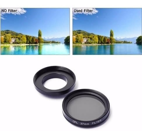 Filtro Lente Cpl 37 Mm Compatible Gopro 3 Y 3+ 1