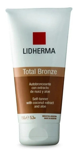 Crema Autobronceante Facial Y Corporal Total Bronze Lidherma 0