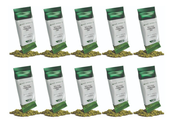 10 Lúpulos Hallertau Hersbrucker Em Pellet 50grs Lnf 0