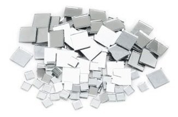 Espejitos De Vidrio 1x1cm- 1/2 Kilo - Mosaiquismo/decoración 1