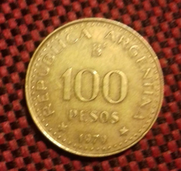 Argentina 100 Pesos 1979 Centenario Conquista Desierto Km#86 1