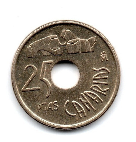 España Moneda 25 Pesetas Año 1994 Canarias 0