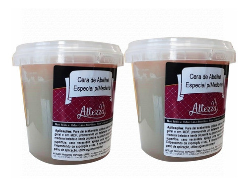 Cera Para Instrumento Musical Metal/madeira 2x350g De Abelha 0