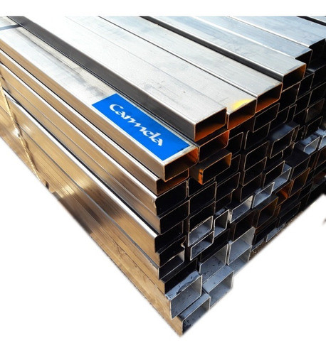 Caño Tubo Hierro Cuadrado Rectangular 200 X 200 4.7mm X 6 Mt 1