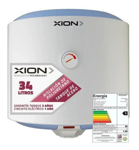 Termotanque Calefón Xion 34 Lts Acero Oferta Kirkor 0