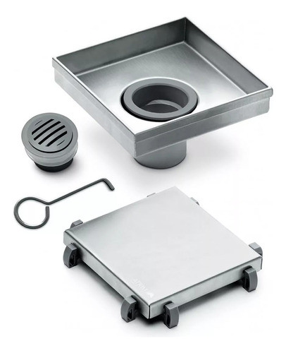 Desagüe Rejilla Acero Inox 2 En 1 Da150t02 Atrim 0