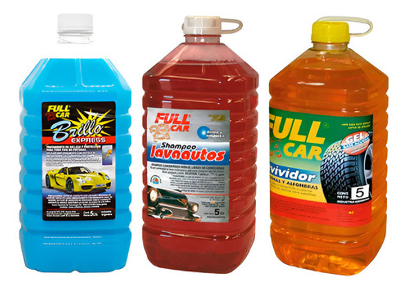 Kit Shampoo Ph Neutro Revividor Brillo Express Full Car 0