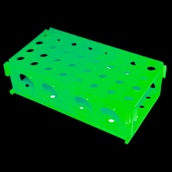 Estante 4 Faces Retangular Verde P/ Tubo Falcon E Microtubo 1