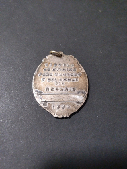 Medalla Antigua Escuela Oficios Para Mujeres Rosario 1938 1 Medalla Antigua Escuela Oficios Para Mujeres Rosario 1938 1