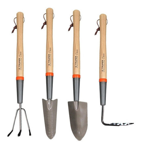 Set Herramientas Jardineria Truper Con 4 Piezas Jj-4l 0