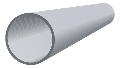 Caño De Aluminio Natural Redondo 22,22x1,5mm Largo 3 Mts 0