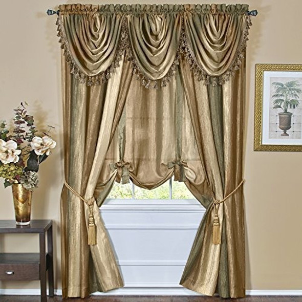 Achim Muebles Para El Hogar Omtu63er06 Ombre Atar Cortinas T 1 Achim Muebles Para El Hogar Omtu63er06 Ombre Atar Cortinas T 1
