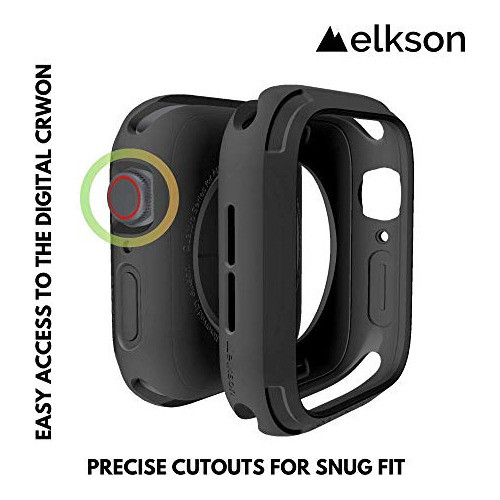 Funda Elkson Quattro 2.0 Para Apple Watch - 44mm Negro 1