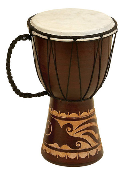 Deco Madera Y Piel  Djembe 1