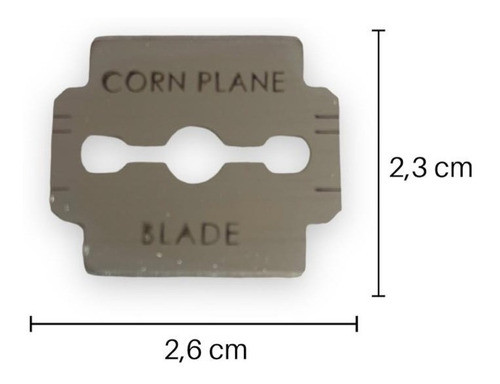 Hoja De Afeitar Metálica 25 Uni 1