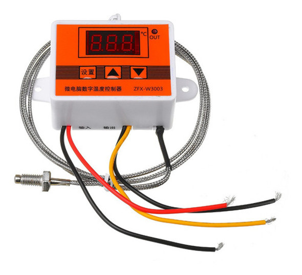 Termostato Digital W3003 Alta Temperatura 450°c Ac220v 1500w 1