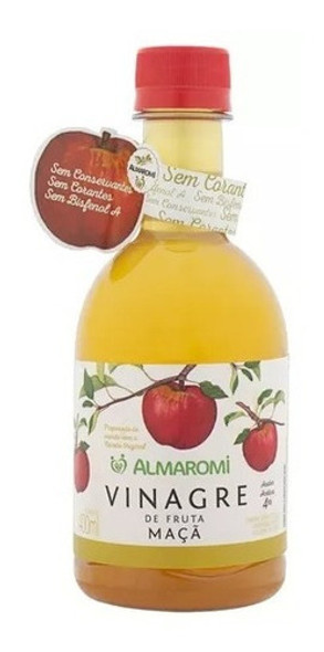 Kit 3 Vinagre De Maçã Almaromi Frasco 400ml 0