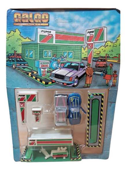 Juguete Antiguo Autitos Puma Estacion Service Marca Galgo 0 Juguete Antiguo Autitos Puma Estacion Service Marca Galgo 0