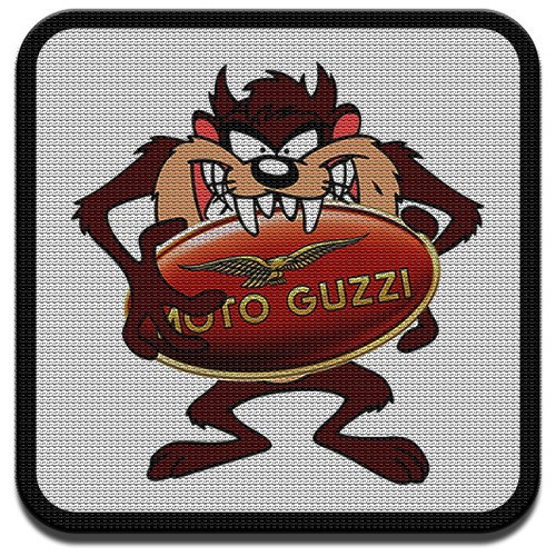 Parche Termoadhesivo Taz Y Moto Guzzi 0