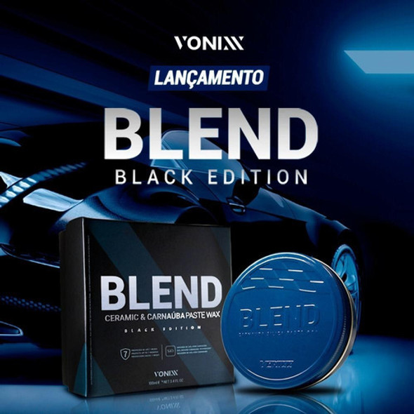 Cera Automotiva Vonixx Black Wax Para Carros Preto Silica 1