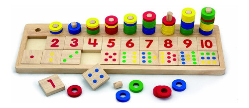Contar Y Coincidir Nº+ 3 Años - Viga - Juguetes De Madera 0