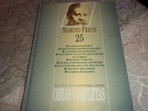 Sigmund Freud - Obras Completas Nro. 25 - Edit. Losada 0