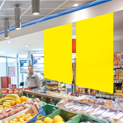 Cartaz Amarelo - Duplex 250g - 63x44cm - 200 Unidades 1