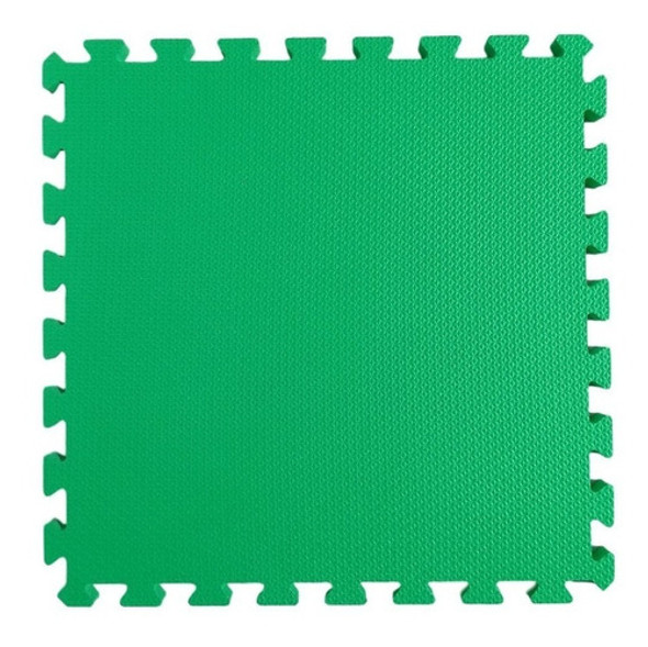 Tatame Tapete Eva Com Borda 50 X 50 X 3cm Verde 1