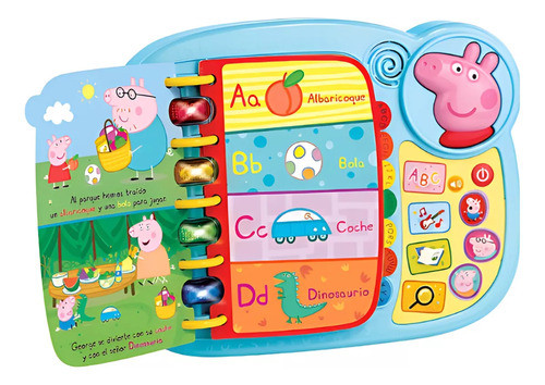 Peppa Pig Aprendo Y Descubro Libro Interactivo Vtech 1