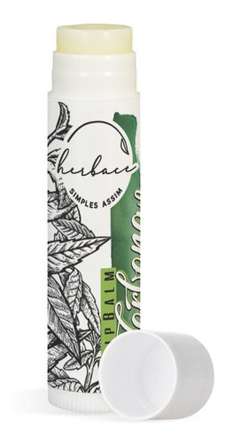 Hidratante Labial Vegano E Natural - Verbena Limão - 5g 0