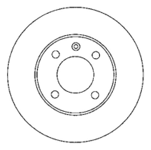 Disco Freno Del (239mm) Breme Vw Passat 78-80 0