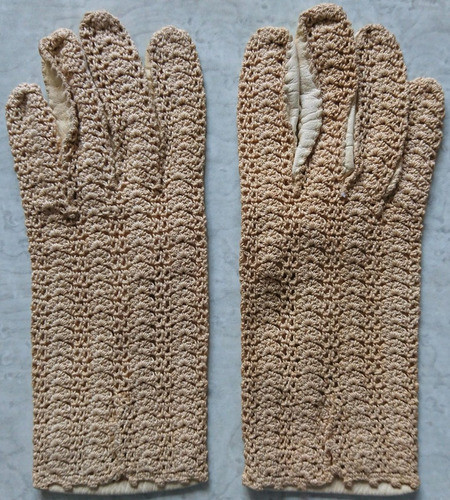 Guantes Antiguos Largo Total 21cm  Largo Indice 6cm 1