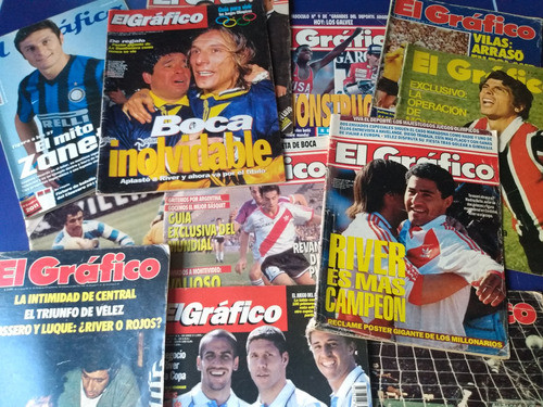 Revista El Gráfico - Nros A Elección - Décadas 70, 80, 90 0