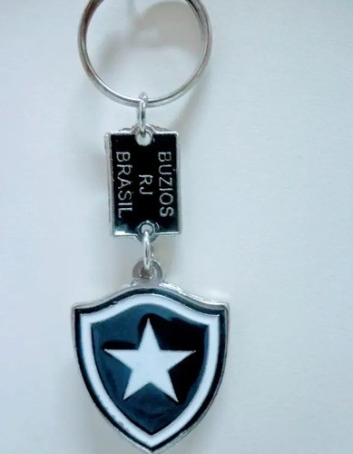 Llavero De Metal Club De Fútbol De Brasil Botafogo 0