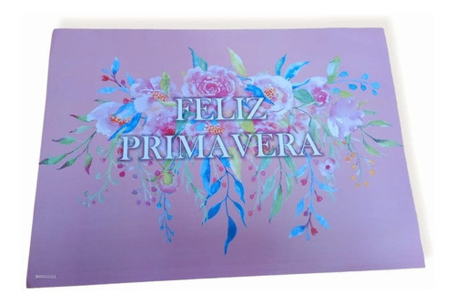 Afiche Hola Primavera Poster Cartel Decoracion 31x43cm Coti 1