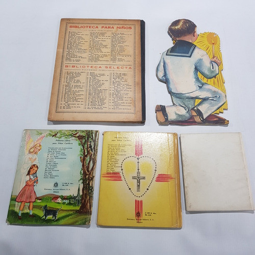Antiguo Libros Religión Infantiles Lote X 5 Raros Mag 59410 1