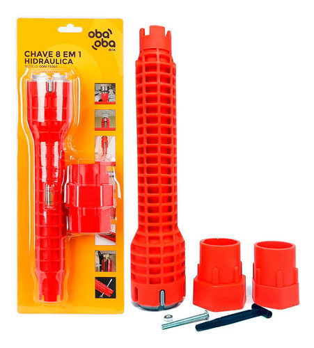 Chave Hidráulica 8 Em 1 Com Nível Para Uso Profissional 0