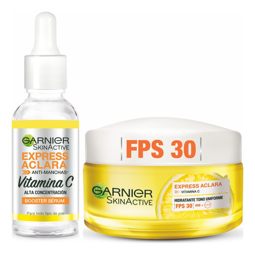 Pack Cuidado Facial Express Aclara Garnier 0